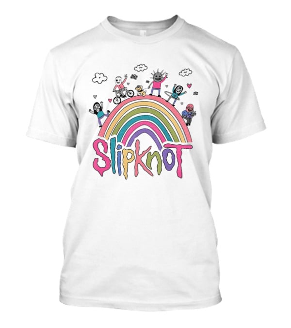 Slipknot Playful Rainbow Characters T-Shirt