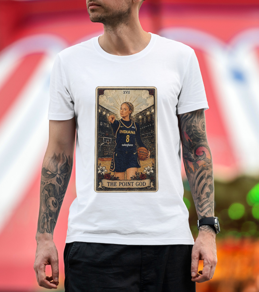 Sophie Cunningham Indiana The Point God XVII Tarot Card Basketball 8 T-Shirt