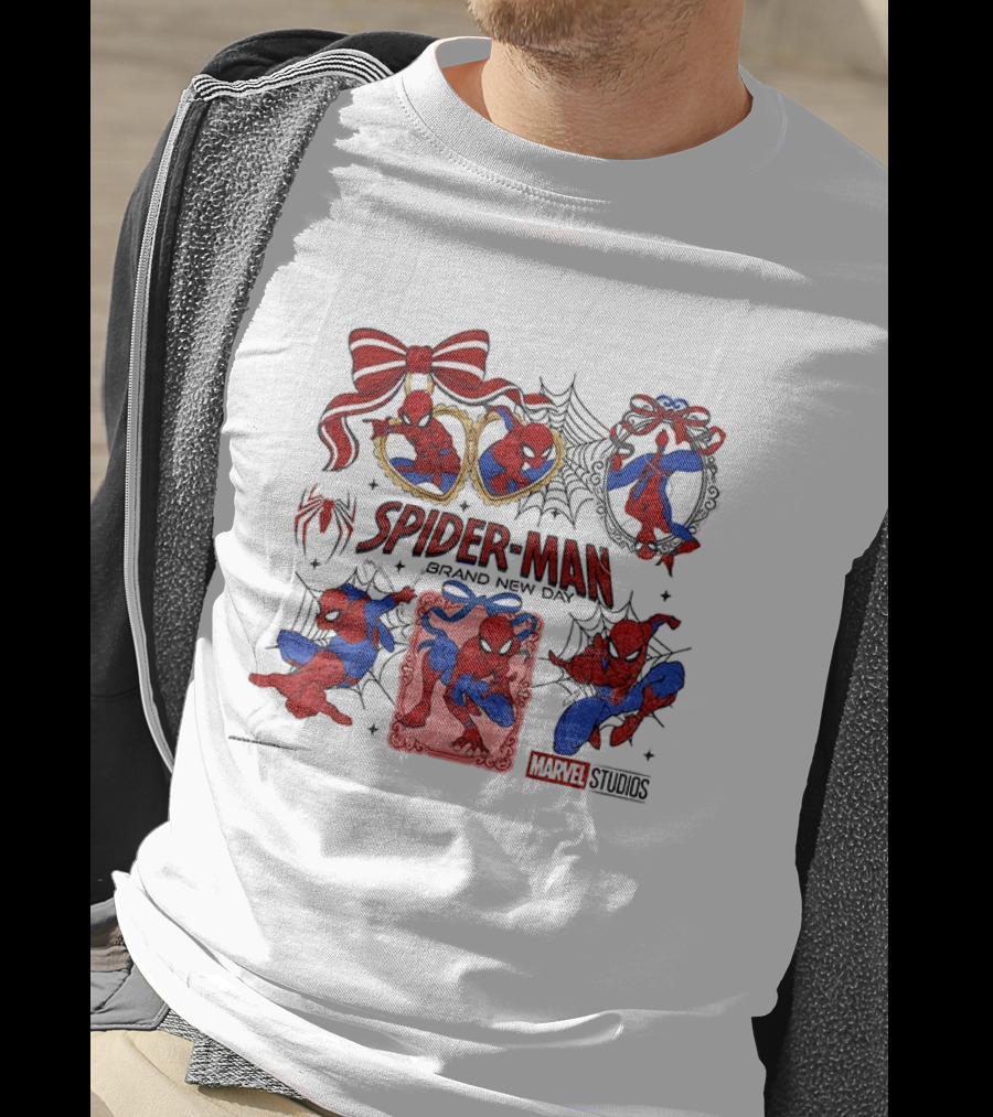 Spider Man Brand New Day Marvel Studios Masked Web Hero Coquette Superhero T-Shirt