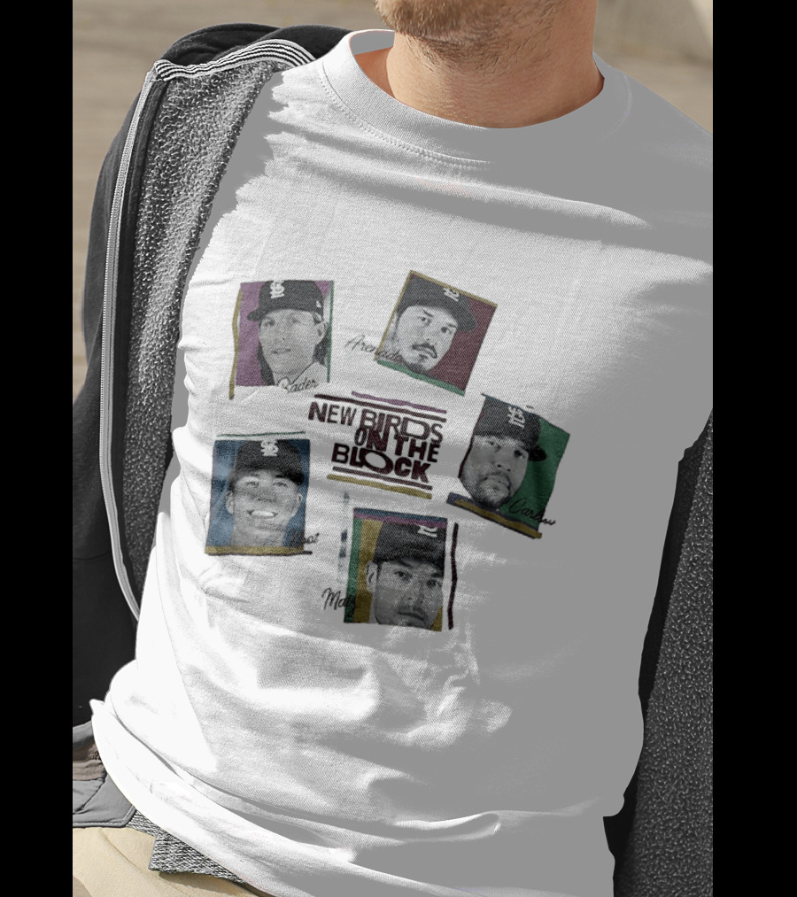 St Louis Cardinals Bader Arenado Carlson Noot Matz New Birds On The Block T-Shirt