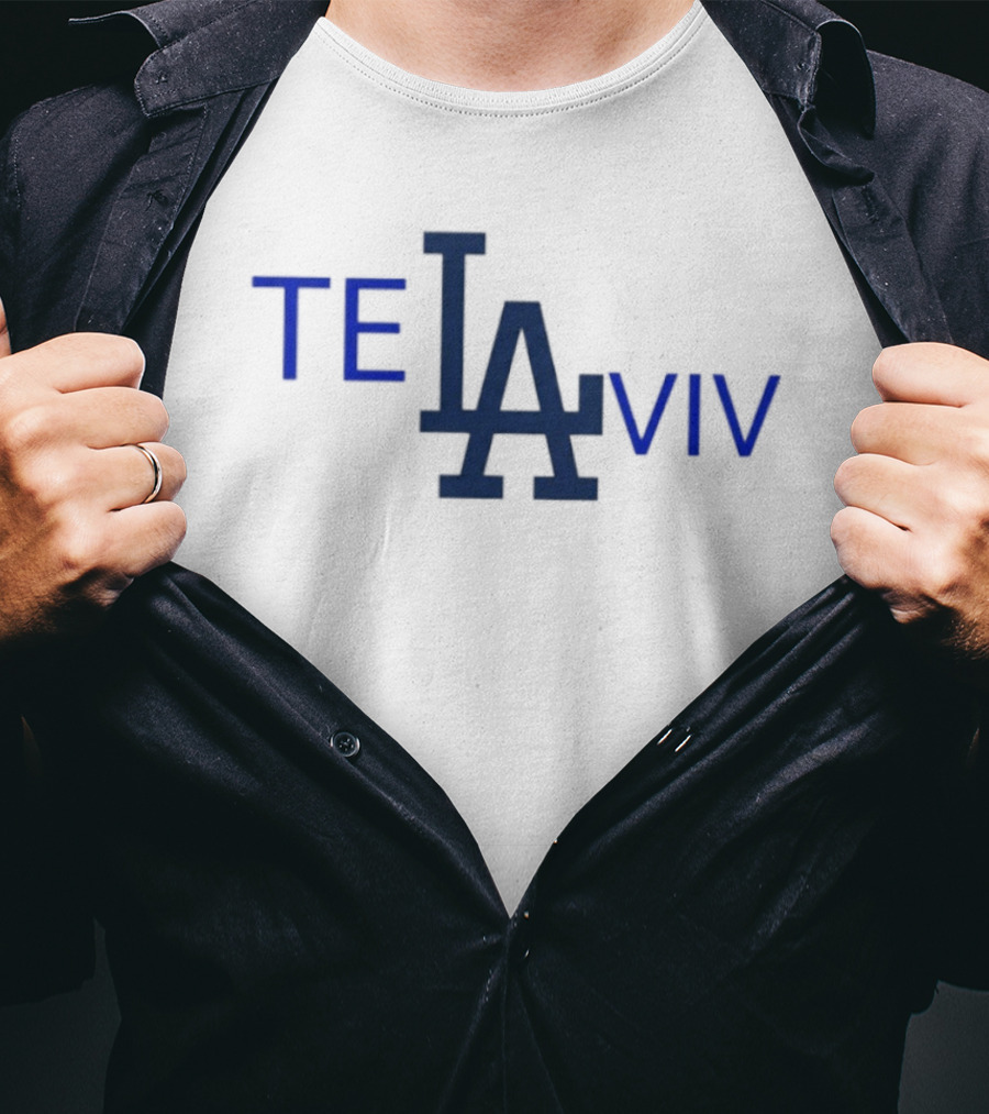 TE LA VIV Los Angeles Dodgers LA T-Shirt