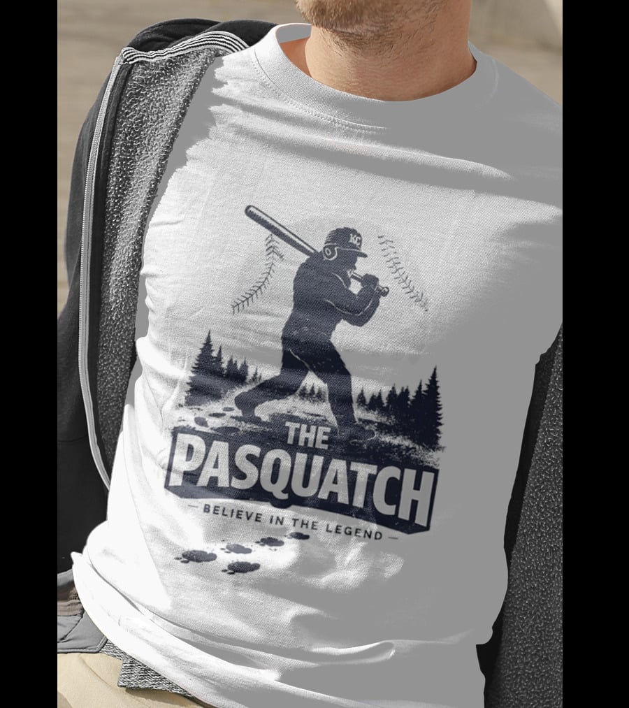 The Pasquatch Believe In The Legend Bigfoot MLB Kansas City Royals T-Shirt