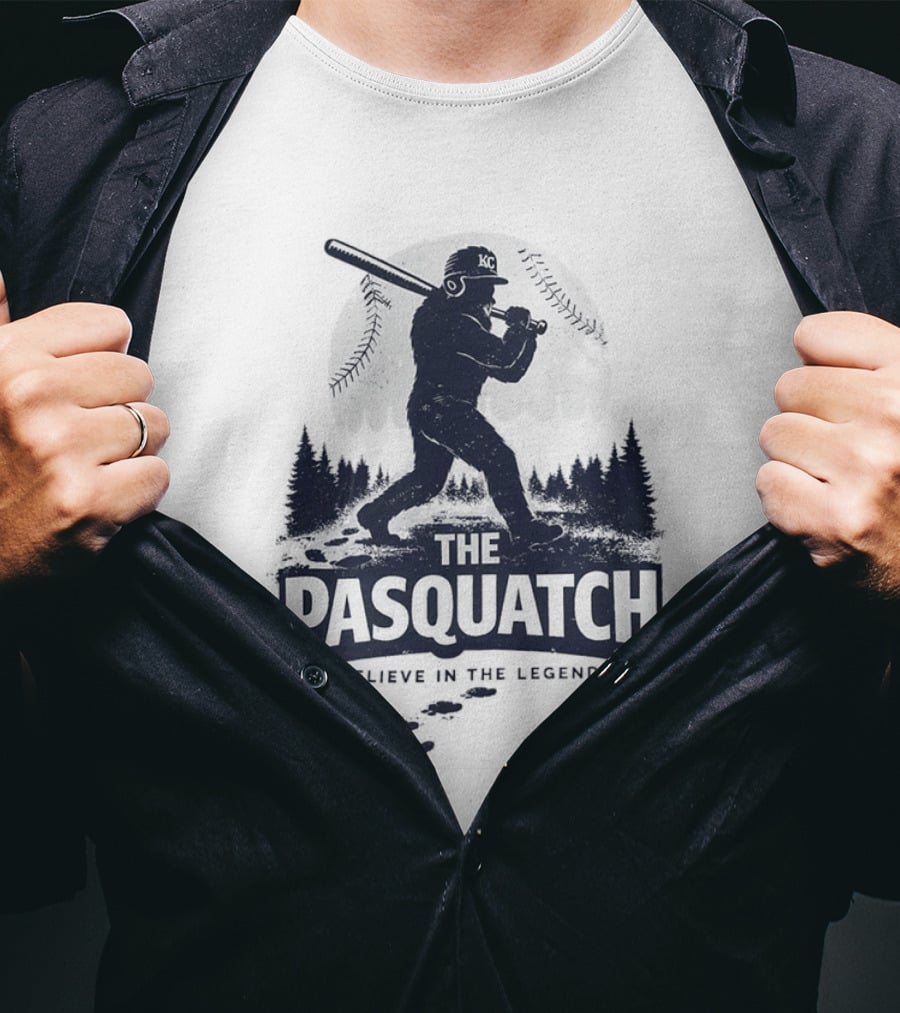 The Pasquatch Believe In The Legend Bigfoot MLB Kansas City Royals T-Shirt