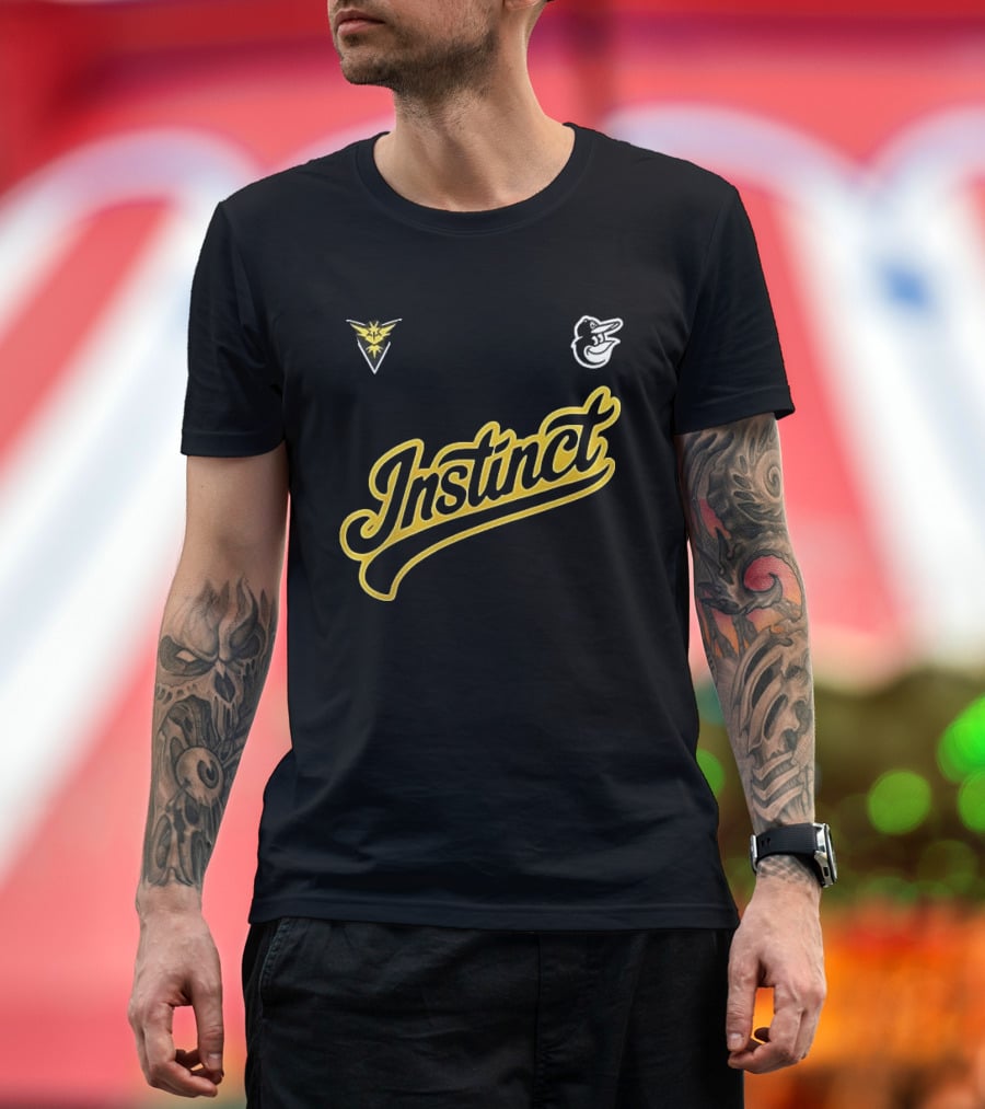 Baltimore Orioles Pokémon GO Team Instinct Collaboration 2026 T-Shirt
