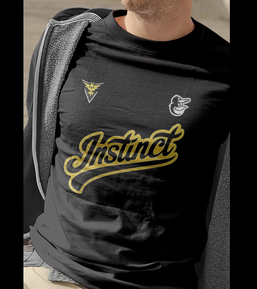 Baltimore Orioles Pokémon GO Team Instinct Collaboration 2026 T-Shirt