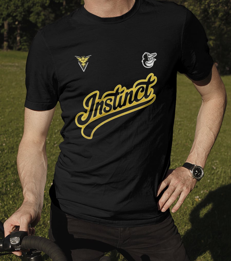 Baltimore Orioles Pokémon GO Team Instinct Collaboration 2026 T-Shirt