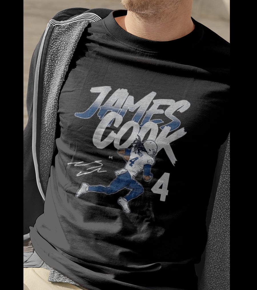 James Cook 4 Buffalo Bills Football Player Athlete T-Shirt