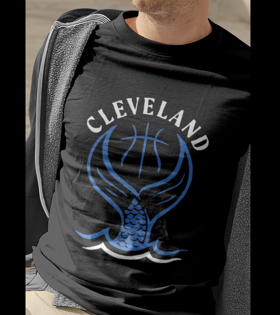 Cleveland Basketball Waves Women's Team Aquatic Spirit T-Shirt