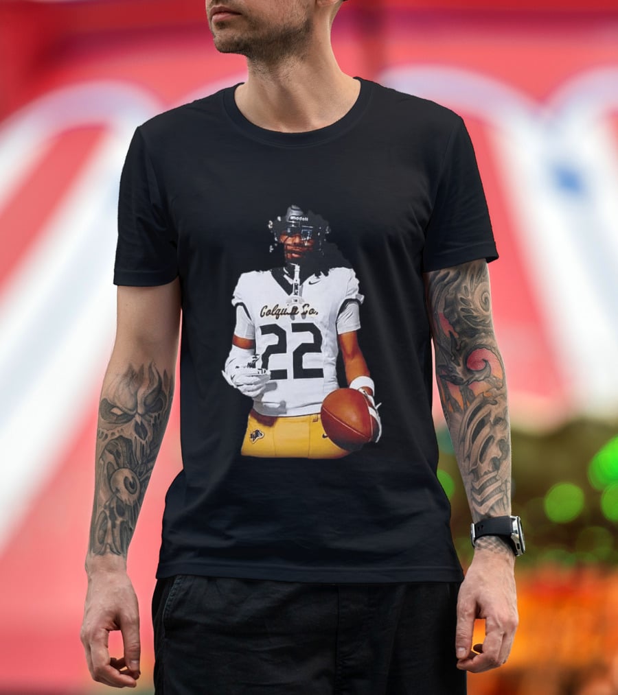 Colquitt County Packers Sean Ethan 22 Football Jersey Player Image T-Shirt