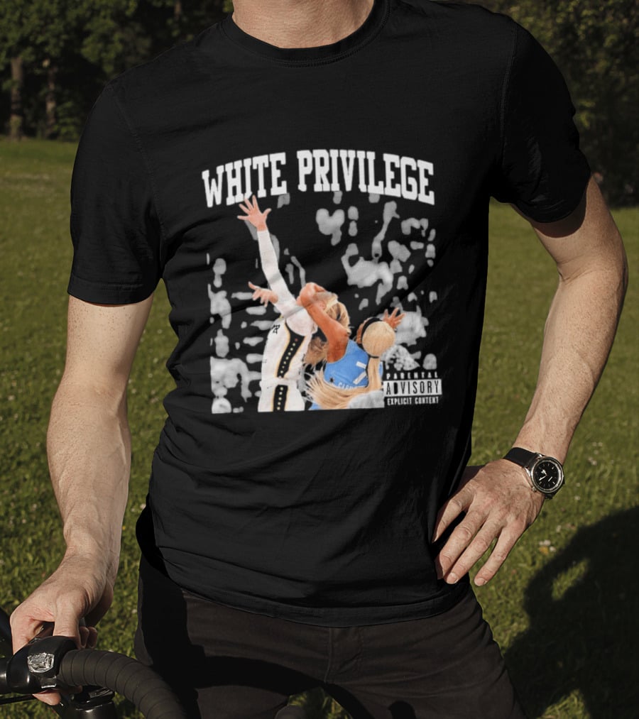 Dijonai Carrington Foul On Sophie Cunningham White Privilege Parental Advisory T-Shirt