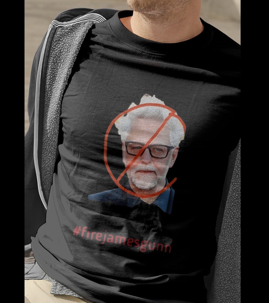 Firejamesgunn Protest James Gunn Director Criticism Controversy T-Shirt