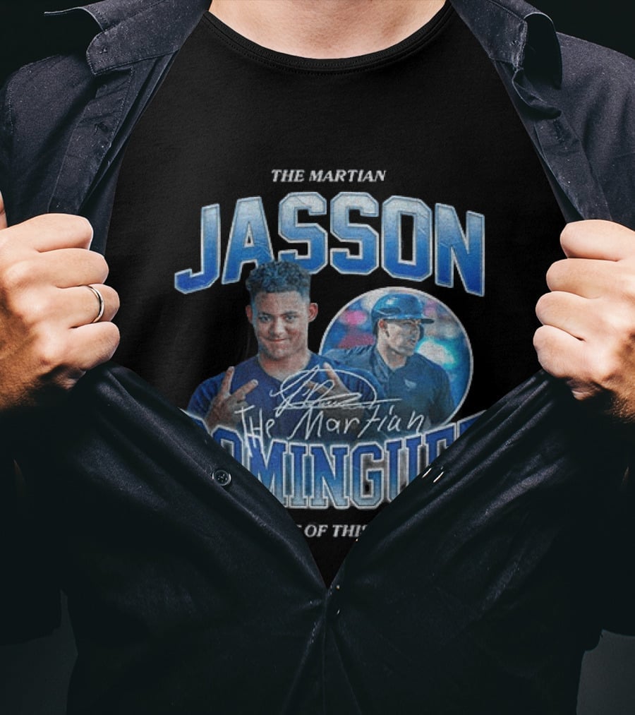 The Martian Jasson Dominguez New York Yankees I Am Out Of This World T-Shirt