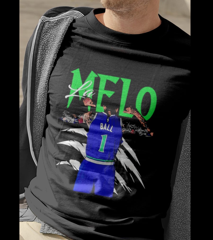 LaMelo Ball Timberwolves NBA Number 1 Jersey T-Shirt