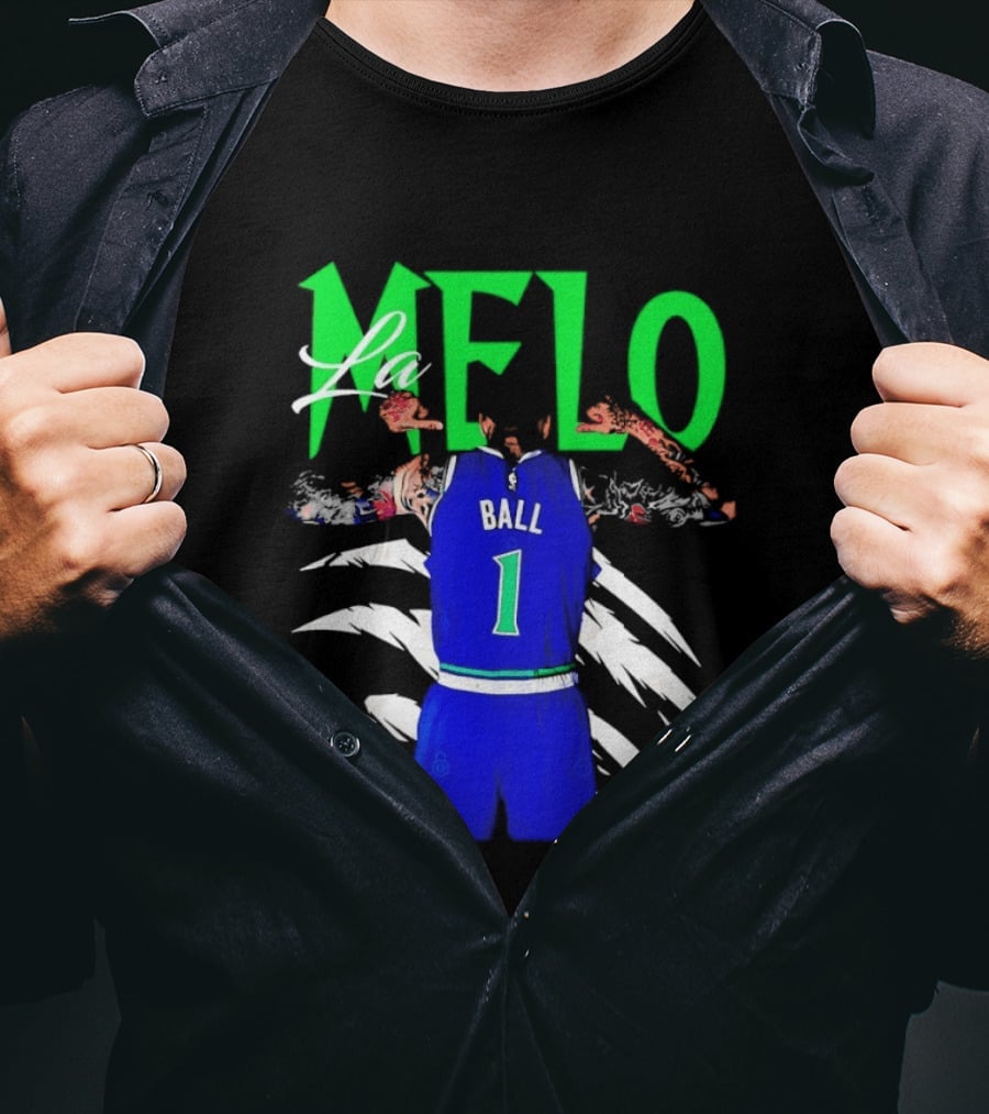 LaMelo Ball Timberwolves NBA Number 1 Jersey T-Shirt