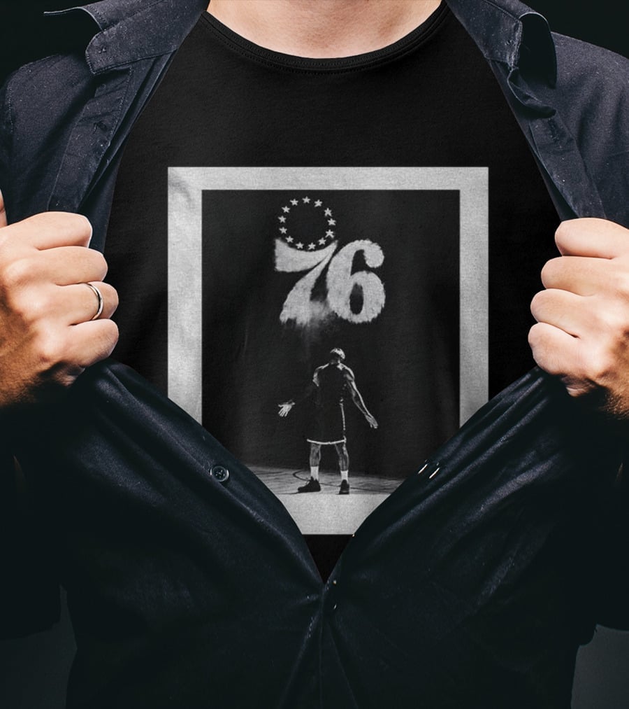 Philadelphia 76ers LeBron James Last Chalk Toss Moment T-Shirt