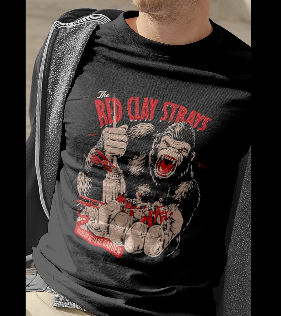 The Red Clay Strays Aug 9 2026 King Kong Madison Square Garden Event T-Shirt