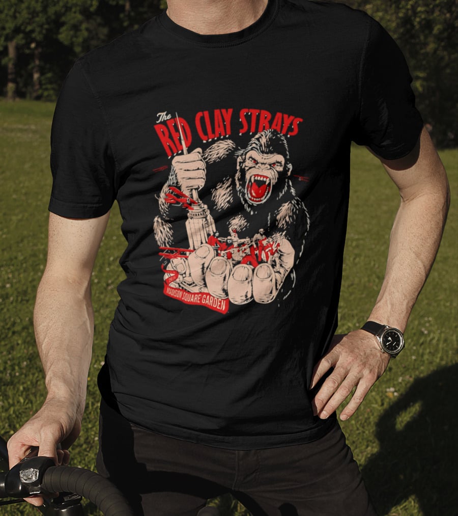 The Red Clay Strays Aug 9 2026 King Kong Madison Square Garden Event T-Shirt