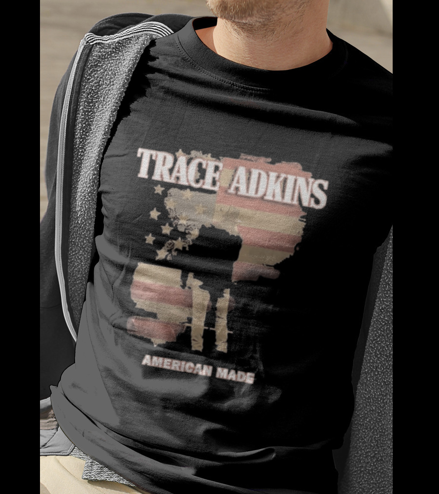 Trace Adkins American Made USA Flag Stars And Stripes T-Shirt