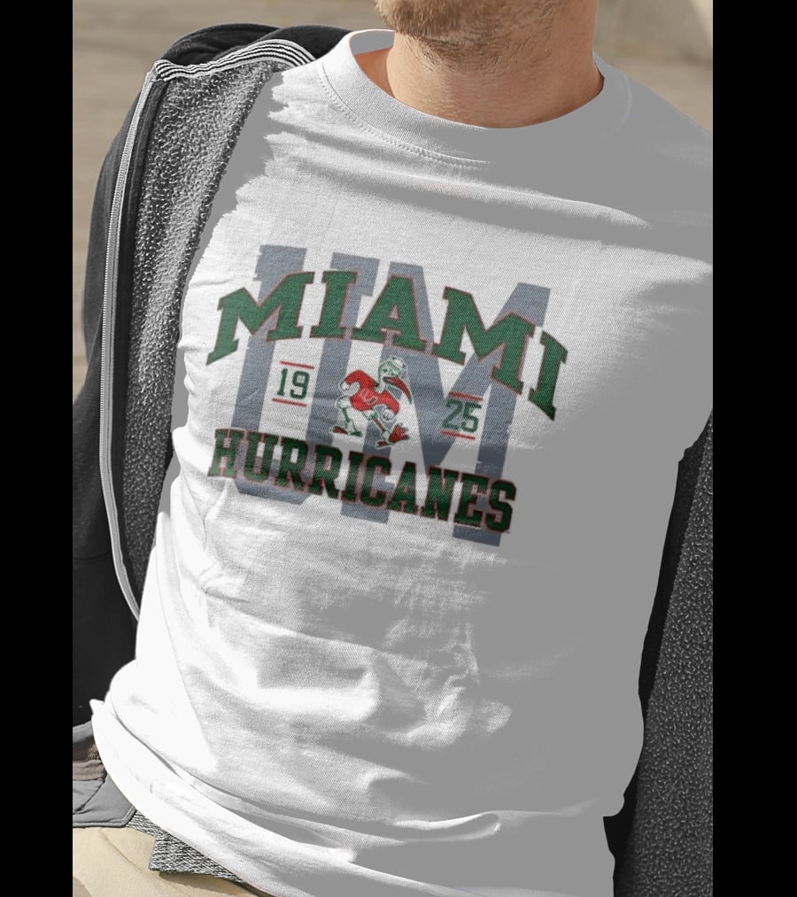 Miami Hurricanes 1925 Sebastian Ibis UM T-Shirt