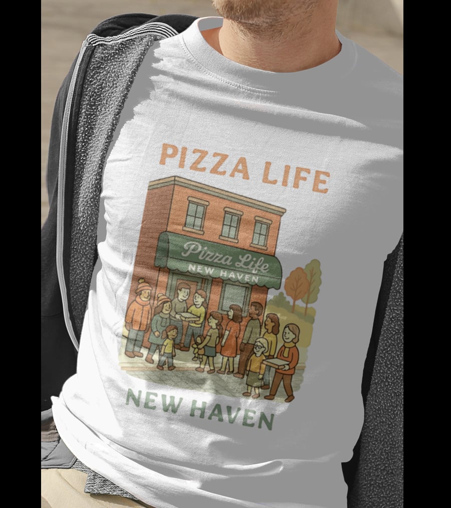 Pizza Life New Haven Family Gathering At Pizzeria T-Shirt