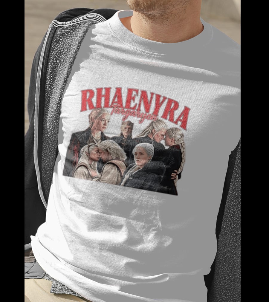 Rhaenyra Targaryen Photo Collage Bootleg Portraits T-Shirt