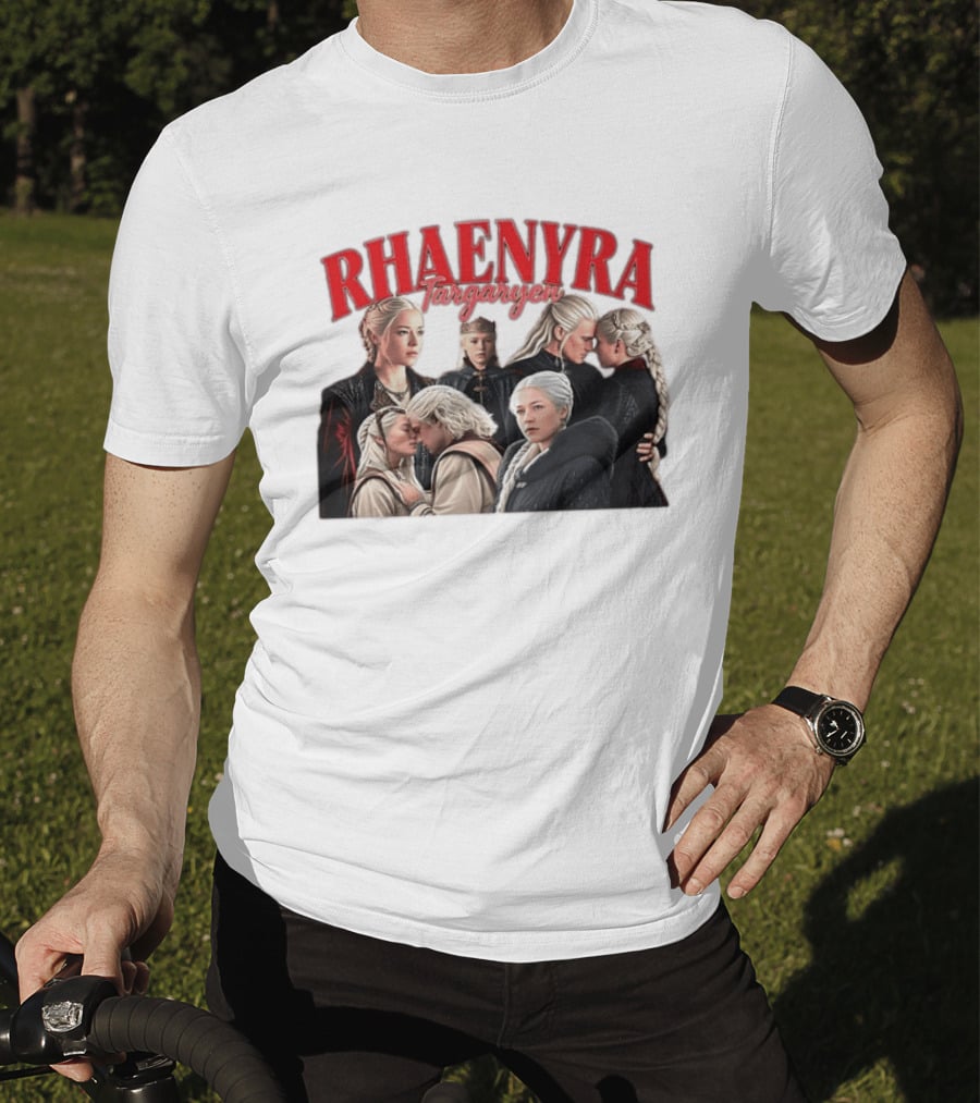 Rhaenyra Targaryen Photo Collage Bootleg Portraits T-Shirt