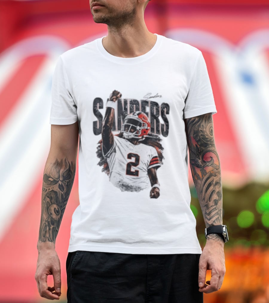 Sanders 2 Colorado Buffaloes Jersey Football Player T-Shirt