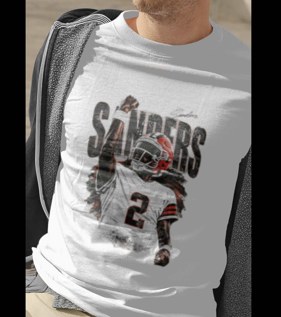 Sanders 2 Colorado Buffaloes Jersey Football Player T-Shirt