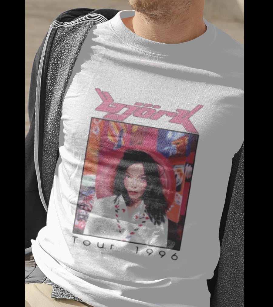 Björk Tour 1996 Post Icelandic Singer T-Shirt