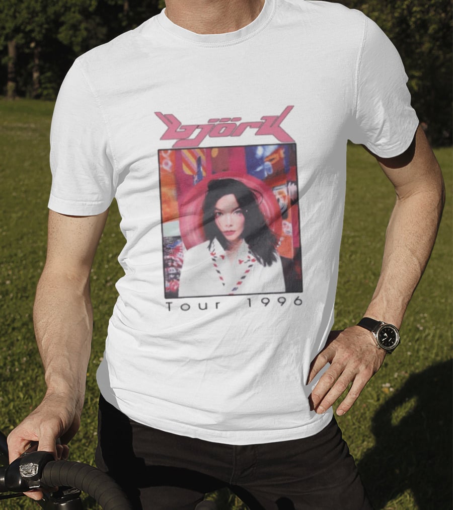 Björk Tour 1996 Post Icelandic Singer T-Shirt