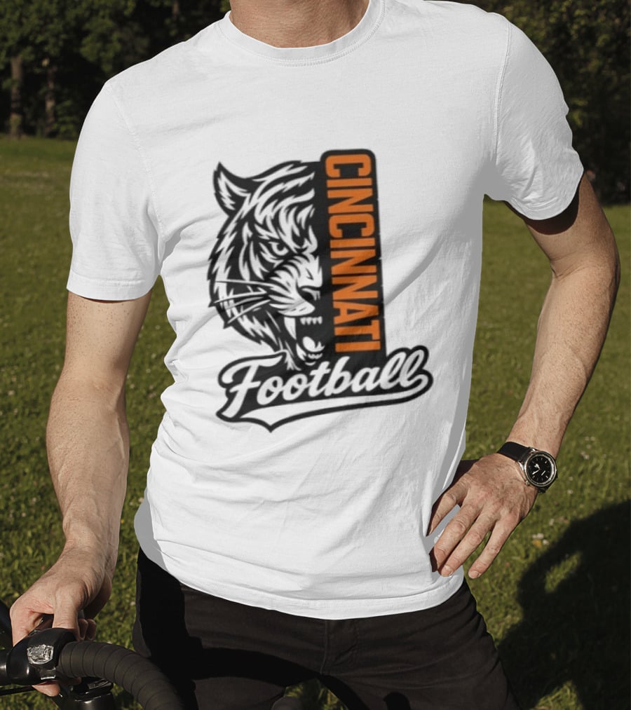 Cincinnati Football Tiger Tiger Iconic Team T-Shirt