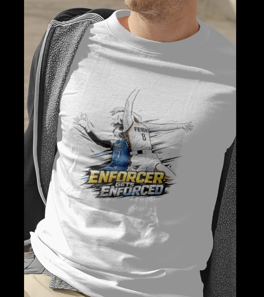 WNBA Enforcer Fever 8 Jumper Action T-Shirt