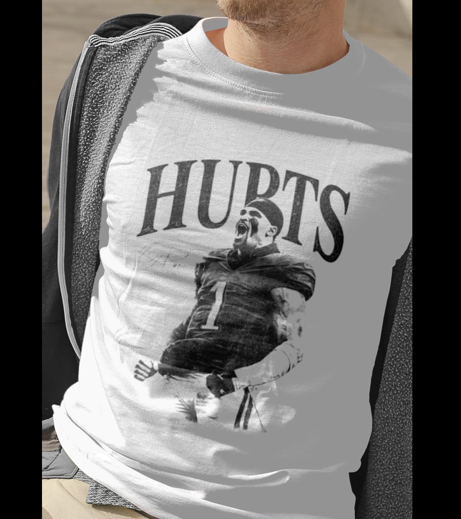 Jalen Hurts Philadelphia Eagles Number One Signature Football Player T-Shirt