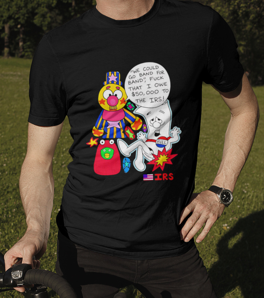 I'm Just A Bill IRS Debt Schoolhouse Rock Clown And Starburst T-Shirt