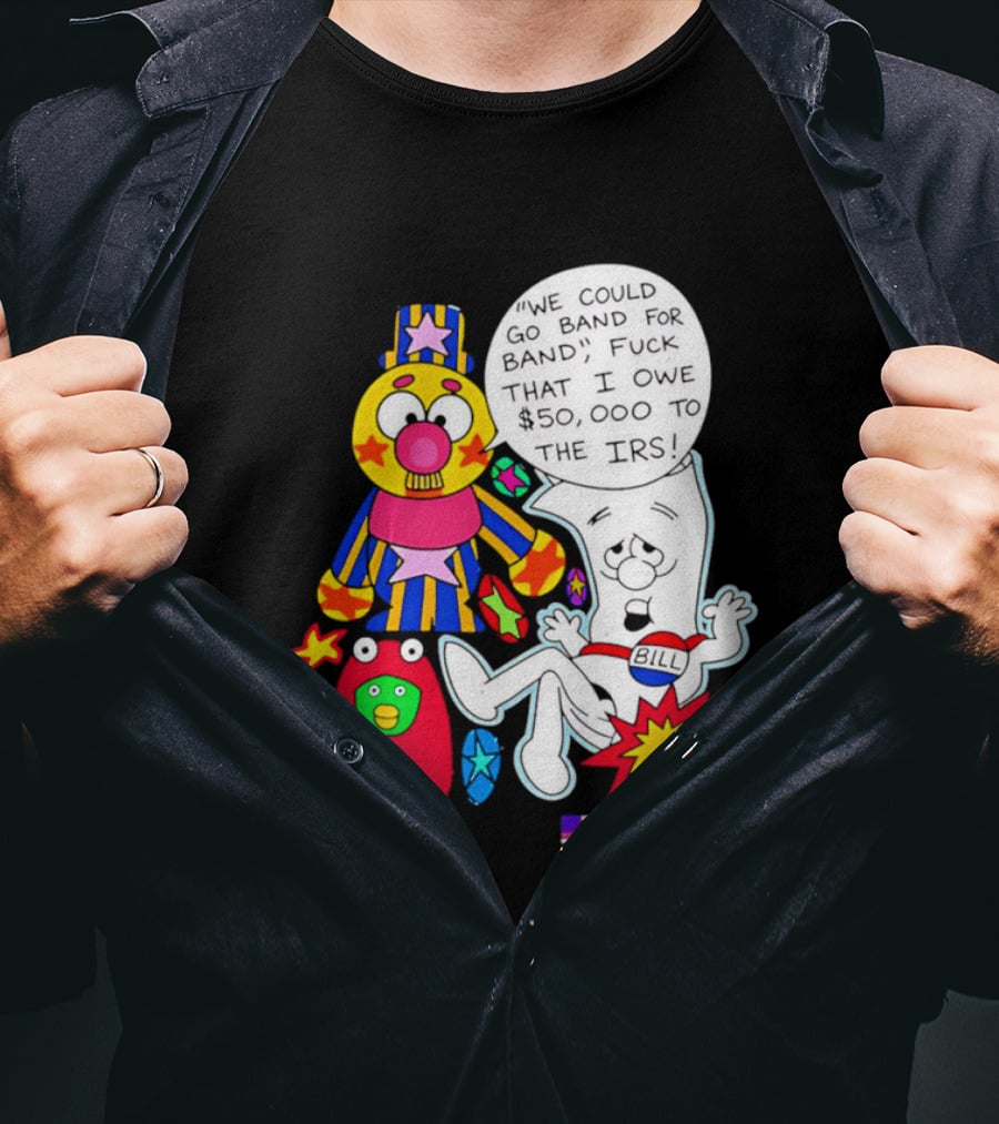 I'm Just A Bill IRS Debt Schoolhouse Rock Clown And Starburst T-Shirt