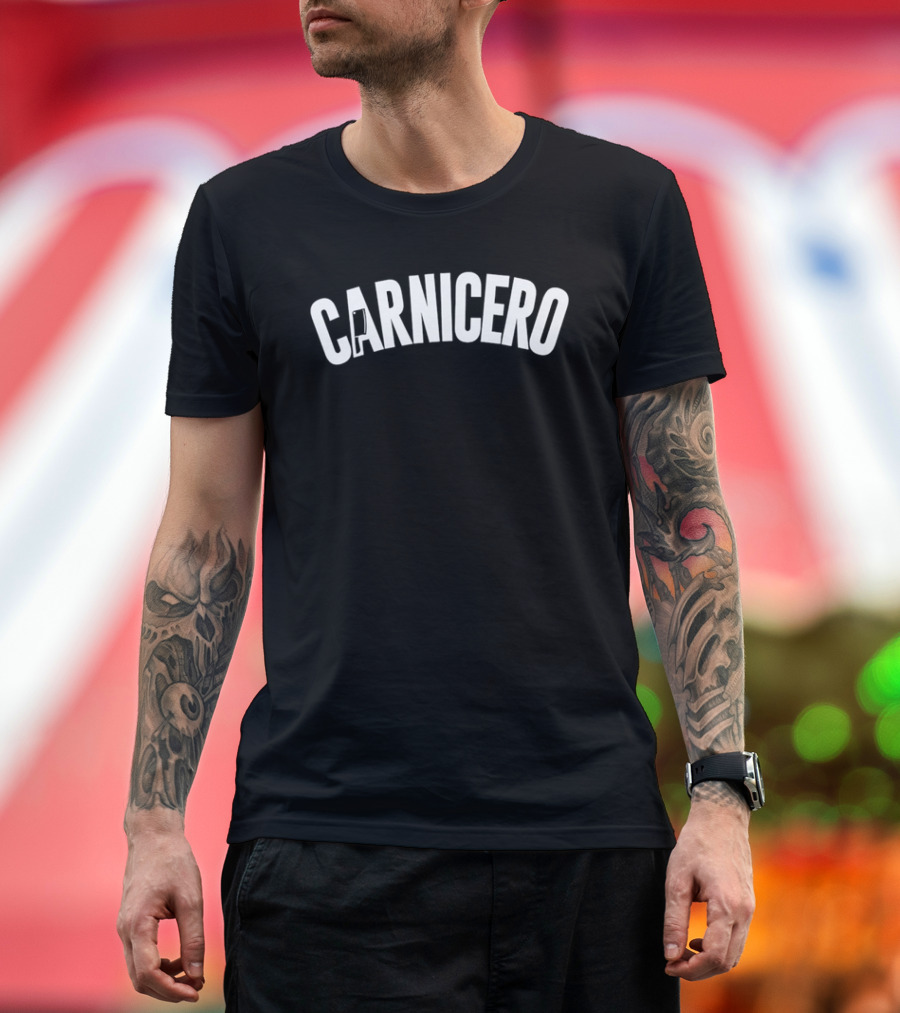 Carnicero Arched Meat Cleaver Butcher Knife T-Shirt