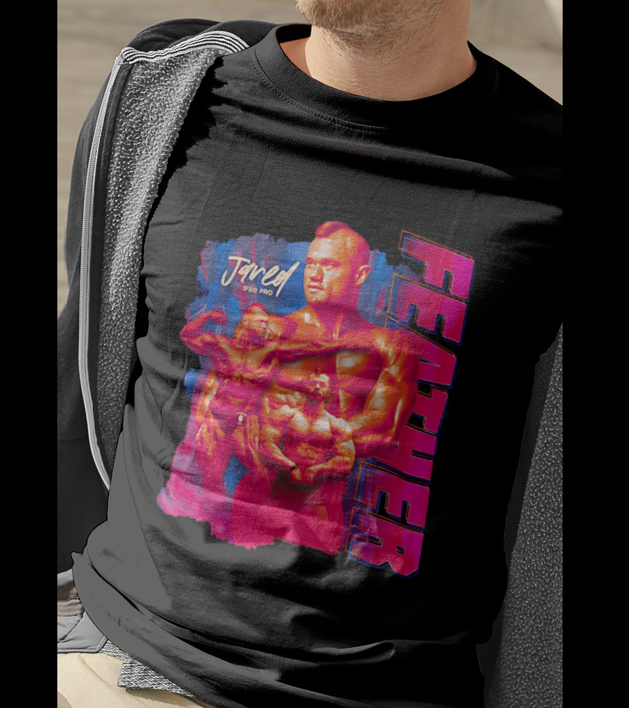 Jared Feather IFBB Pro Bodybuilding Champion Bold Visual T-Shirt