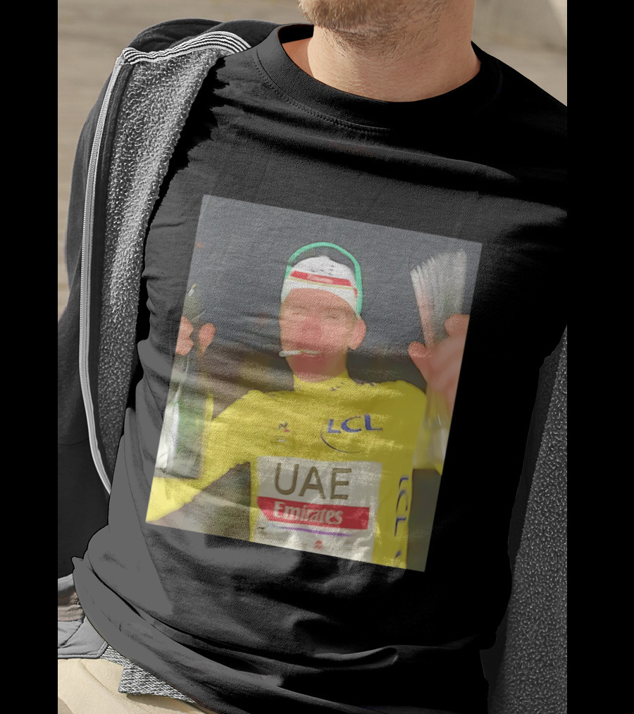 UAE Emirates LCL Tour De France Winner Celebrating T-Shirt