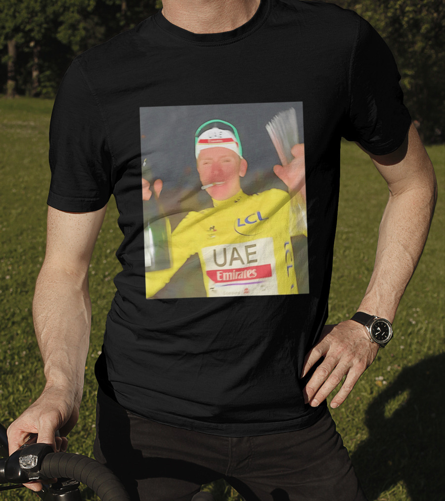 UAE Emirates LCL Tour De France Winner Celebrating T-Shirt