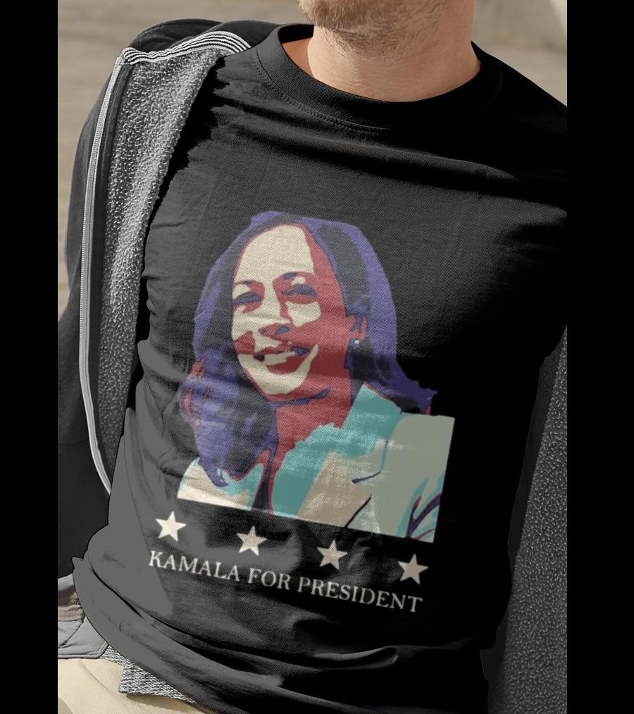 Kamala For President Pop Political Four Star T-Shirt