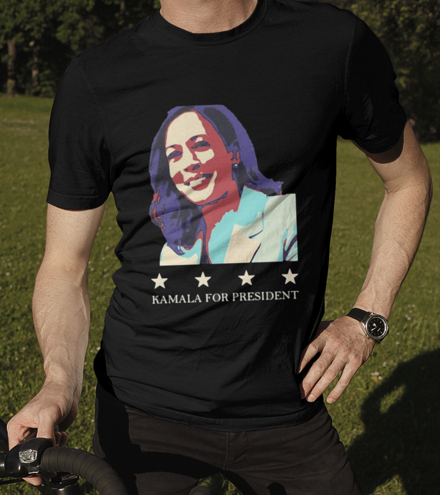 Kamala For President Pop Political Four Star T-Shirt