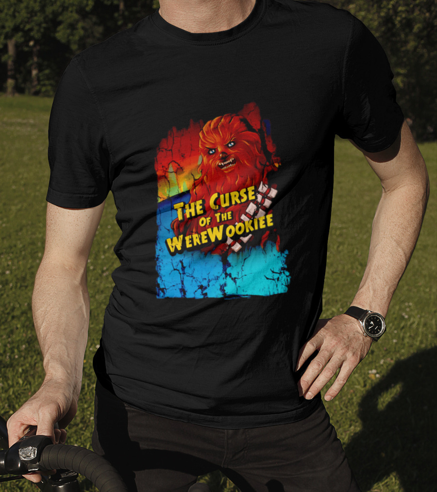 The Curse Of The WereWookiee Retro Horror Monster Mashup T-Shirt