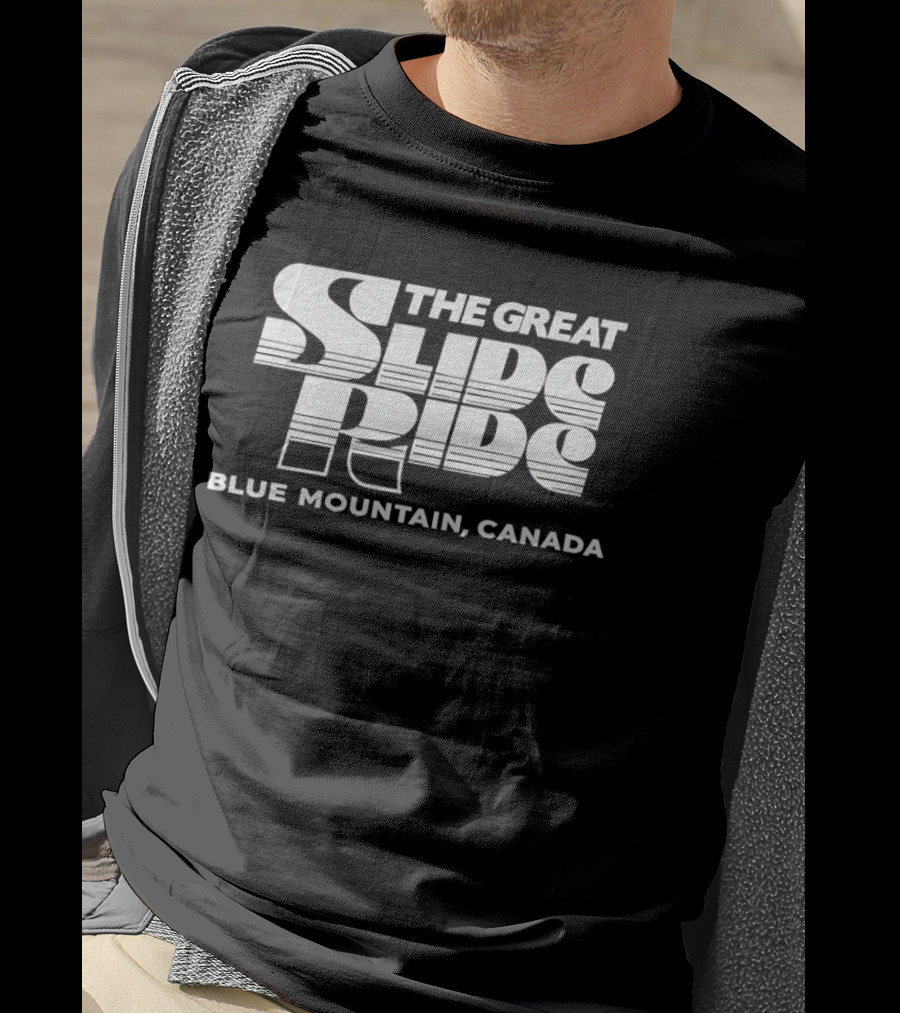 The Great Slide Ride Blue Mountain Canada Adventure Experience T-Shirt