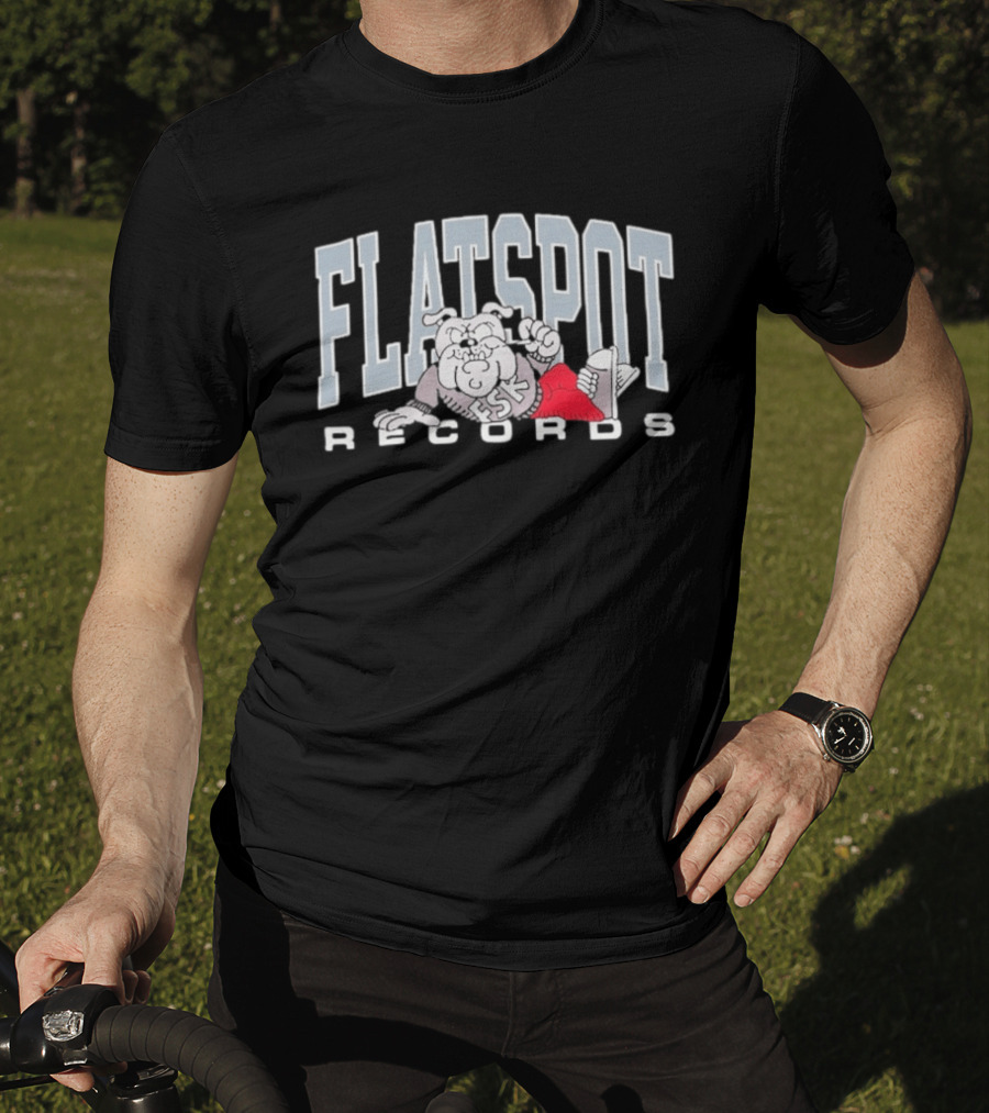 Flatspot Records FSK Embroidered Chill Dog T-Shirt