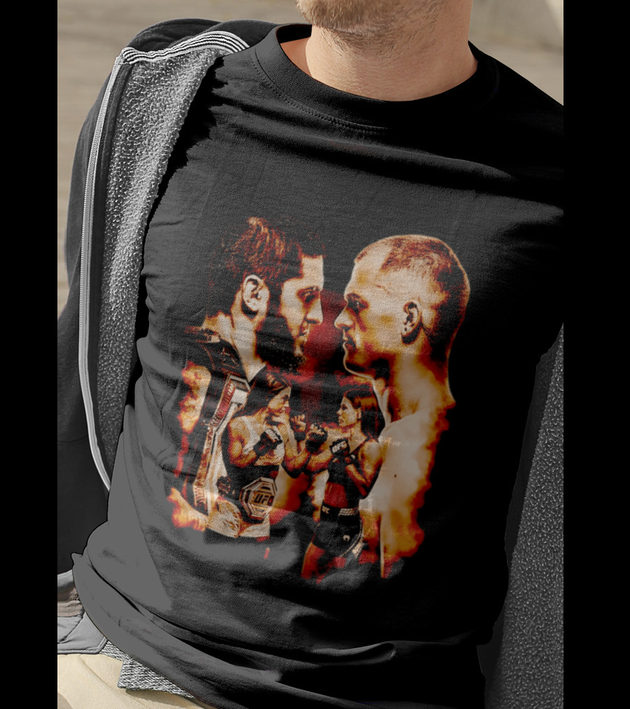 UFC 330 Matchup Islam Makhachev Vs Alexander Volkanovski Face Off T-Shirt