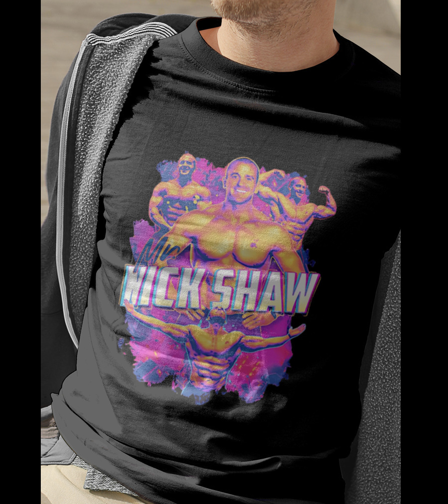 Mr Nick Shaw Bodybuilding Motivation Fitness Enthusiast Hype T-Shirt