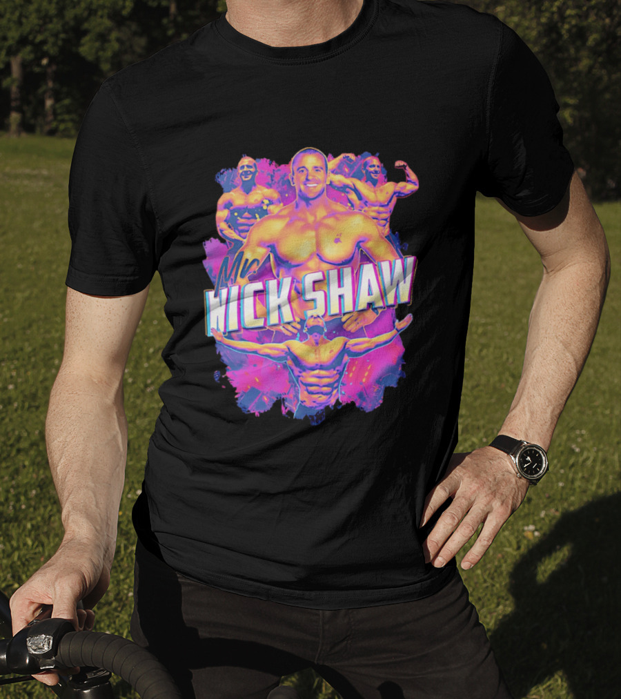 Mr Nick Shaw Bodybuilding Motivation Fitness Enthusiast Hype T-Shirt