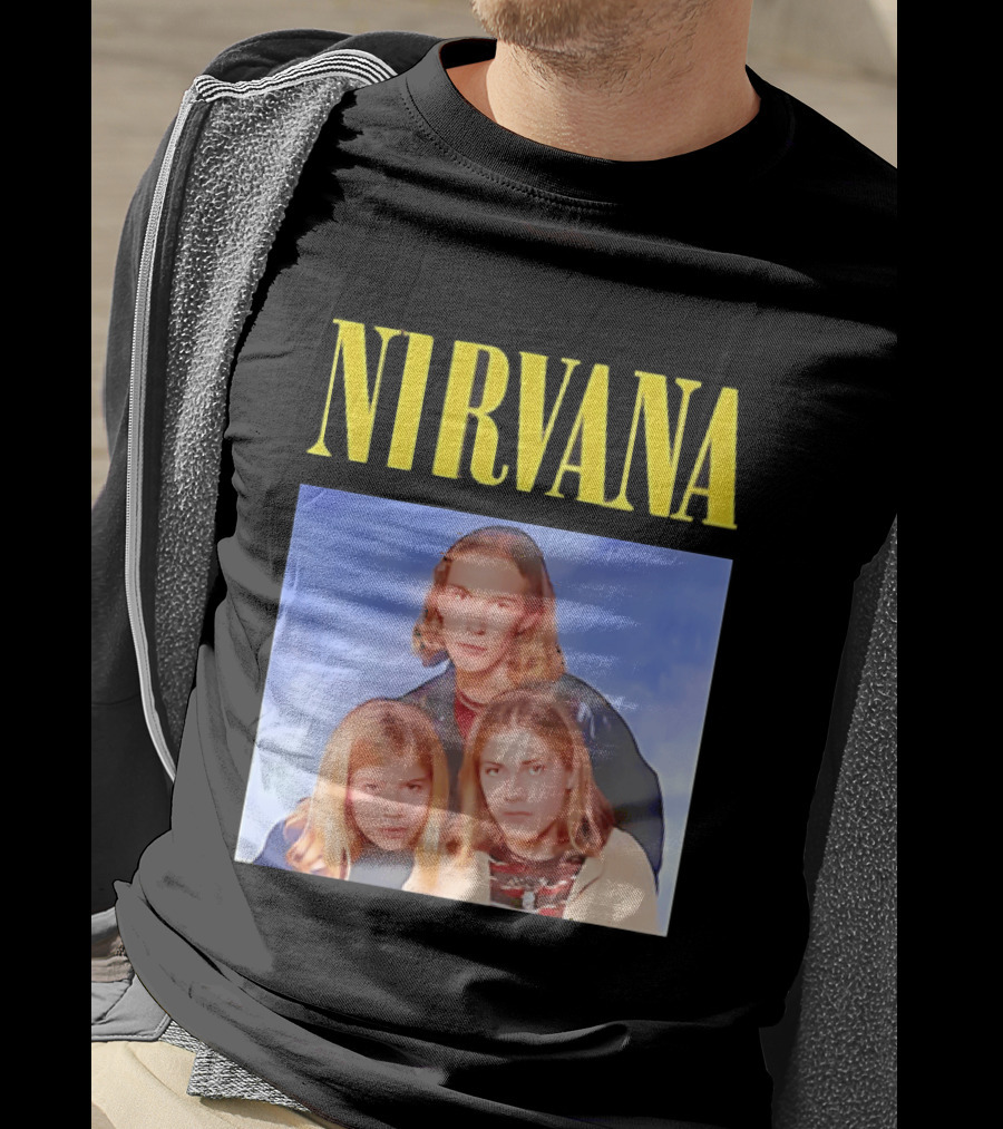 Nirvana Hanson Trio Blue Cloud Bootleg T-Shirt
