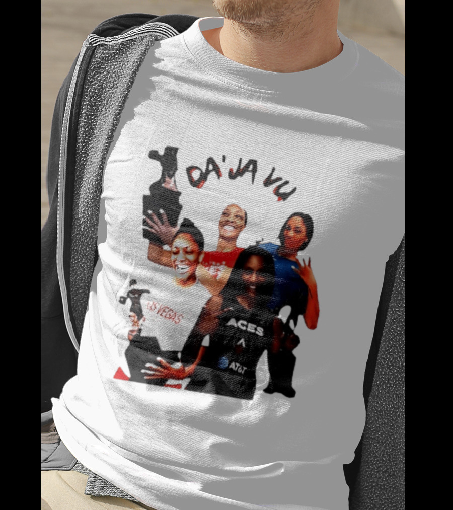 Aja Wilson DA'JA Vu Las Vegas Aces 4X MVP WNBA Legend T-Shirt