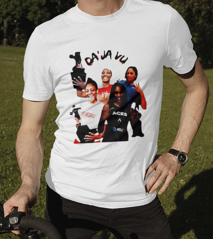 Aja Wilson DA'JA Vu Las Vegas Aces 4X MVP WNBA Legend T-Shirt